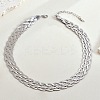201 Stainless Steel Mesh Chain Necklaces LS-NJEW-H085-01P-2