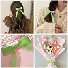 1Roll Solid Color Organza Ribbons ORIB-CY0001-03E-4