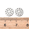 Hollow 304 Stainless Steel Charms STAS-G385-05P-02-3