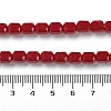Opaque Glass Beads Strands LS-GLAA-G112-03M-4