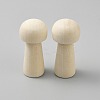 Unfinished Wood Mushroom Ornaments DJEW-WH20020-01N-1