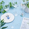 DIY Blank Wine Glass Charm Making Kit DIY-SC0023-62C-4