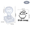Clear Acrylic Soap Stamps with Big Handles DIY-WH0438-033-2