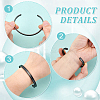 4Pcs 2 Colors C-Shaped 201 Stainless Steel Grooved Cuff Bangles STAS-UN0065-25B-3