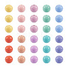 100Pcs 10 Colors Food Grade Eco-Friendly Silicone Focal Beads SIL-TA0001-28-2