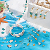 DIY Natural Shell & Synthetic Turquoise Dangle Earring Making Kits DIY-PH0023-57-2