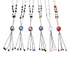 304 Stainless Steel Beaded Necklaces NJEW-H210-A-P-1