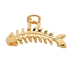 Fishbone Zinc Alloy Claw Hair Clips PW-WG608A4-01-2