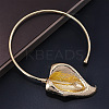 Brass Leaf Cuff Choker Necklaces for Women FS-WG47A02-01-1