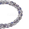 Electroplate Glass Beads Strands EGLA-J013-4x6mm-H04-4