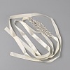 Wedding Bridal Belt for Bridal Dress AJEW-WH0223-56A-1