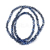 Transparent Electroplate Glass Beads Strands EGLA-A039-T2mm-UA10-2