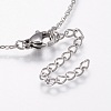304 Stainless Steel Pendant Necklaces NJEW-F213-02-4