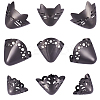 6Pcs 3 Style Alloy Shoes Creases Protector FIND-GF0004-89B-1
