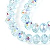 Transparent Glass Beads Strands X-EGLA-N016-6mm-01-3