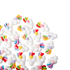 30Pcs 5 Colors Resin Cabochons RESI-CJ0001-187-5