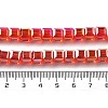 Electroplate Glass Beads Strands EGLA-H108-01A-AB04-4