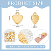100Pcs 2 Colors Tibetan Style Alloy Charms FIND-UN0015-54-3