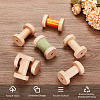 Retro Wood Sewing Cross Stitch Embroidery Thread Storage Bobbins WOOD-WH0124-66-4