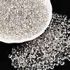 6/0 Baking Paint Transparent Fringe Glass Seed Beads SEED-N006-06A-1