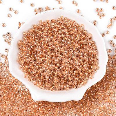 6/0 Transparent Inside Colours Glass Seed Round Beads X1-SEED-N006-004I-1