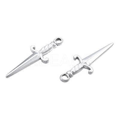 Non-Tarnish 201 Stainless Steel Pendants X-STAS-N098-246P-1