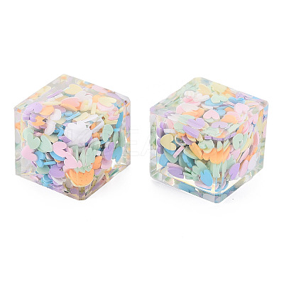 Translucent Acrylic Cabochons TACR-N006-38-1