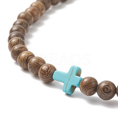 Alloy Gourd Tassel Pendant Necklace NJEW-JN04180-1