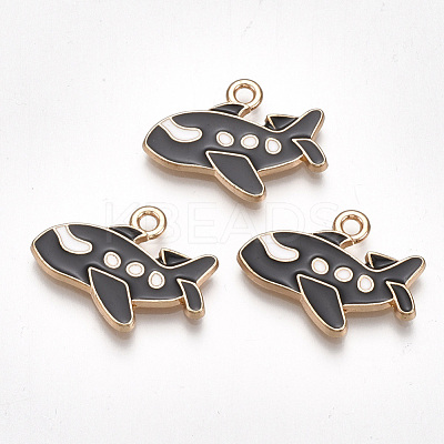 Alloy Airliner Pendants ENAM-S115-083A-1