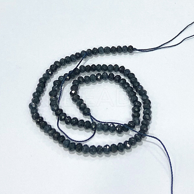 Dyed Natural Malaysia Jade Rondelle Beads Strands G-E316-2x4mm-35A-1