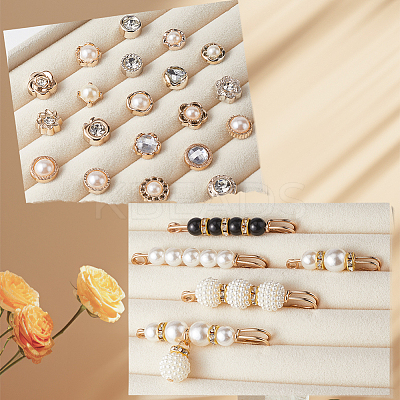 Alloy & Velvet & Polyester Pendants & Alloy Safety Pin Brooch AJEW-SP0002-07-1