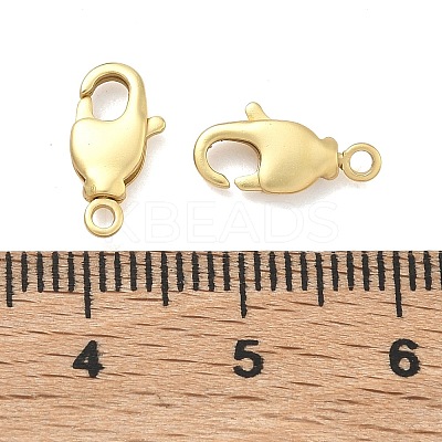 Brass Lobster Claw Clasps KK-D229-14MG-01-1