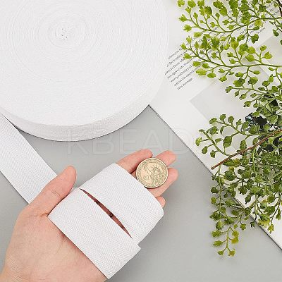 Cotton Cotton Twill Tape Ribbons OCOR-WH0057-30F-01-1