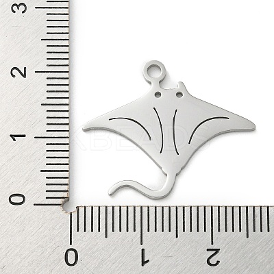 Non-Tarnish 304 Stainless Steel Pendants STAS-B056-10P-03-1