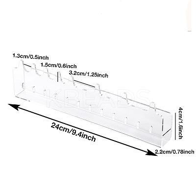 Acrylic Jewelry Hanging Rack PW-WG97867-01-1