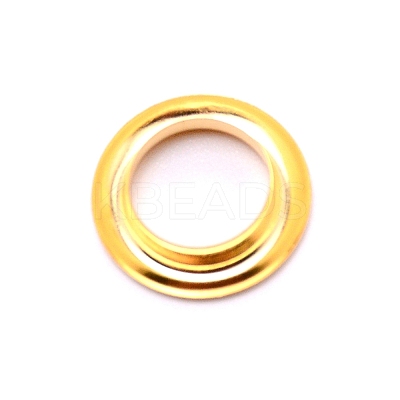 Brass European Clasps & Cores LS-KK-WH0034-72G-1
