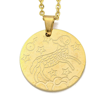 Constellation Pendant Necklaces LS-NJEW-S422-04G-01-1