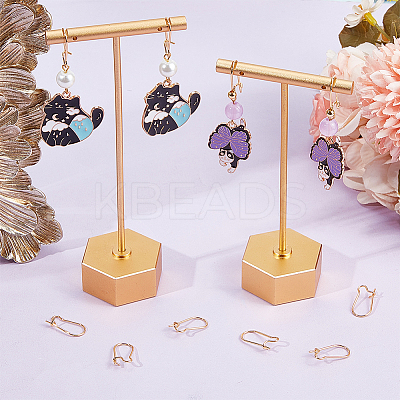 50Pcs Brass Hoop Earring Findings FIND-BBC0003-28-1