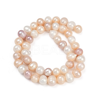 Natural Cultured Freshwater Pearl Beads Strands PEAR-I007-07J-05B-1