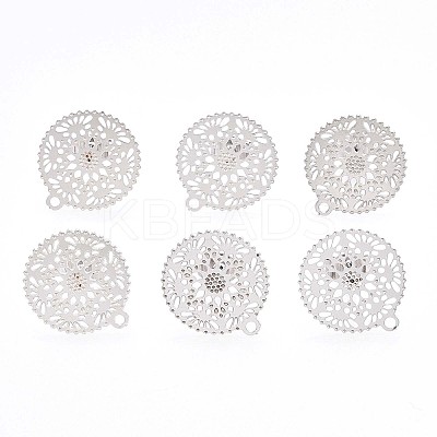 Non-Tarnish 304 Stainless Steel Stud Earring Findings STAS-S079-31B-1
