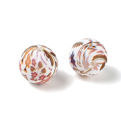 Floral Silicon Beads SL-CBAC986-03A-1