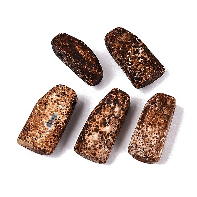 Natural Tree Bark Agate Pendants G-Q606-87-1