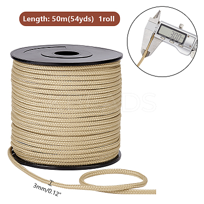 50M Nylon Braided Cords NWIR-WH0017-006-1