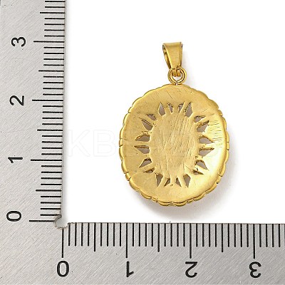 Ion Plating(IP) 304 Stainless Steel Pendants STAS-U024-G-07C-1