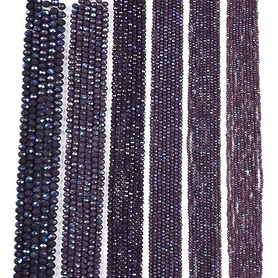 Electroplate Opaque Solid Color Glass Beads Strands EGLA-A044-P3mm-L11-1