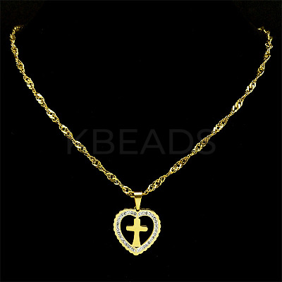 201 Stainless Steel Singapore Chain Necklaces NJEW-C042-11G-1