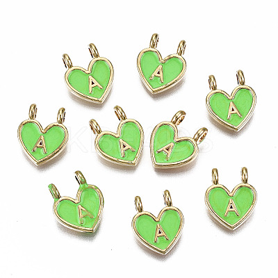 Alloy Enamel Charms X-ENAM-T012-02A-RS-1
