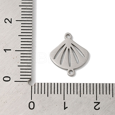 Tarnish Resistant 304 Stainless Steel Connector Charms STAS-U010-03P-1