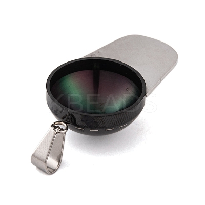 304 Stainless Steel Pendants STAS-K283-09EB-1