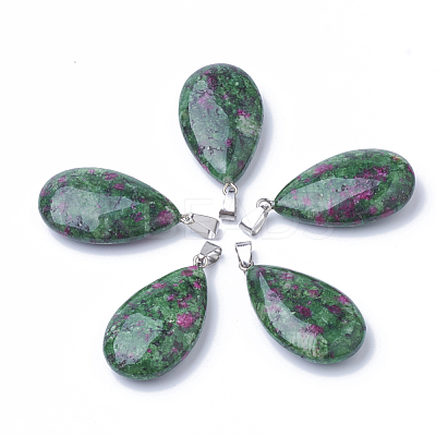 Natural Ruby in Zoisite Pendants G-S292-12G-1